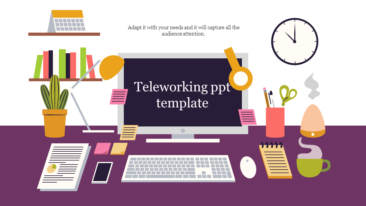 teleworking ppt template